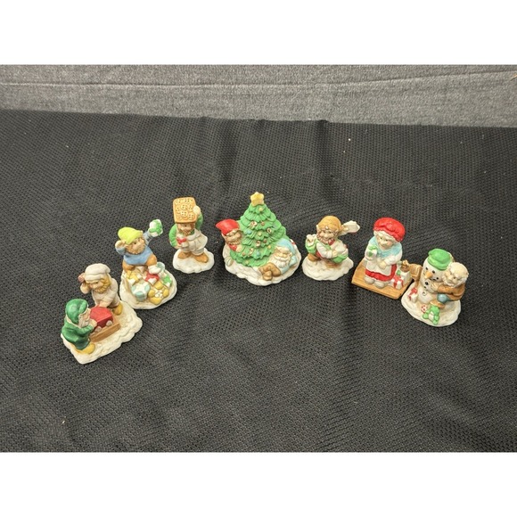 Hudson's Bay Company Other - Vintage Miniature Christmas Figurines, (Lot‎ Of 7) Mercuries USA, 1991.